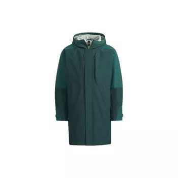 Adidas эластичная толстовка на шнурке с застежкой-молнией и логотипом куртка мужская верхняя одежда зеленый H39268 S