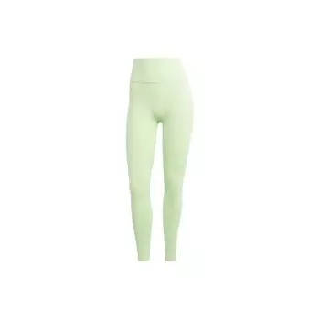 Adidas All Me 7/8 леггинсы однотонные обтягивающие штаны для йоги и фитнеса женские леггинсы светло-зеленые IR7923 XS