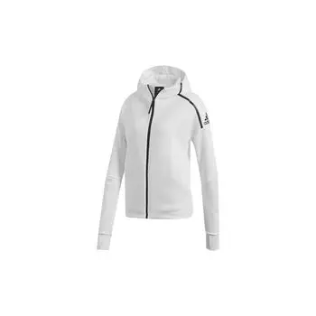 Adidas Alphabet Logo Print Спортивная ветровка Женская верхняя одежда Белый DN8508 L