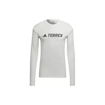 Adidas Alphabet Logo Спортивная футболка с длинным рукавом на открытом воздухе Мужские топы Off-White GJ7614 XXXL