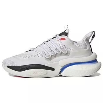 Adidas AlphaBoost V1 White Black Blue Fusion Мужские кроссовки Cloud-White Bright-Red HP2757 43