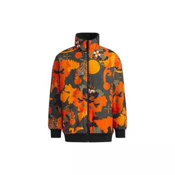 Adidas Aop Rev Jkt двухсторонняя теплая спортивная куртка с воротником-стойкой и принтом, мужская куртка, разноцветная GT6478 S