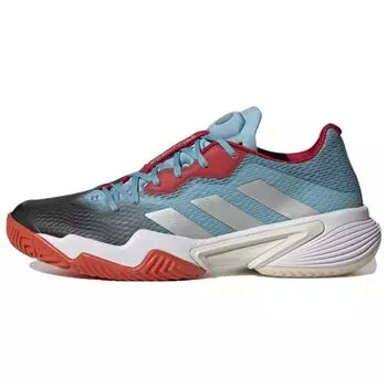 Adidas Barricade Preloved Blue Scarlet женские кроссовки серебристо-металлические Better-Scarlet HP7415 36