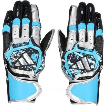 adidas Baseball Batting Gloves Batting Club TOP2 Accessories M Pale Blue x Silver