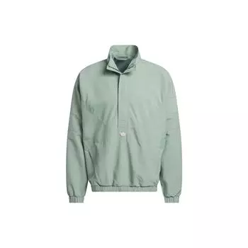 Adidas Баскетбольная куртка Originals Puffer Po с однотонным логотипом, спортивная мужская куртка серебристо-серого и зеленого цвета IK3561 XXL