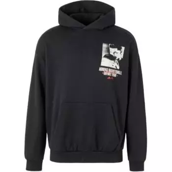 Adidas Баскетбольная модная толстовка с капюшоном Anthony Edwards Series для мужчин, черная IY1592 M