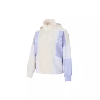 Adidas Беговая тренировка Износостойкая повседневная куртка с капюшоном Женская верхняя одежда Off-White H09728 XL