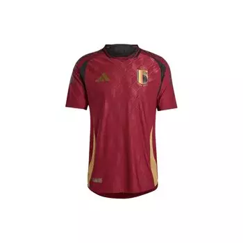 Adidas Бельгия 2024, домашний аутентичный трикотаж Team Coll, бордовый, мужская уличная одежда IM8440 XL
