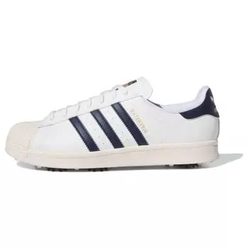 Adidas Белые университетские темно-белые кроссовки унисекс Superstar Golf Cloud ID5003 42