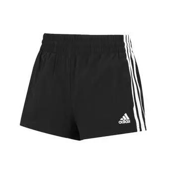 Adidas Bluv Q2 Полосатые дышащие трикотажные повседневные шорты женские черные HE9345 M