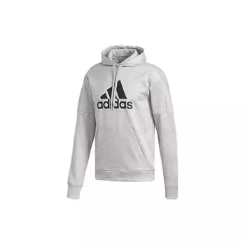 Adidas Большой пуловер с логотипом и принтом, мужские топы, серый DH9017 S