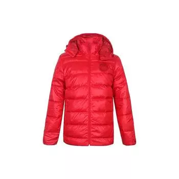 Adidas Brand Logo Вышитый простой пуховик с капюшоном Мужская верхняя одежда BR8847 XL