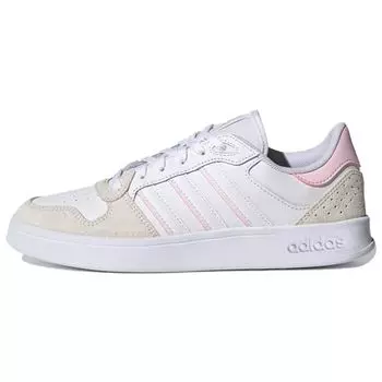 Adidas Breaknet Plus White Clear Pink Женские кроссовки Cloud-White FY5927 39