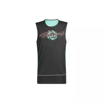 Adidas Bw Rose Tank баскетбольный спортивный жилет мужской топ черный GP9771 XXXL