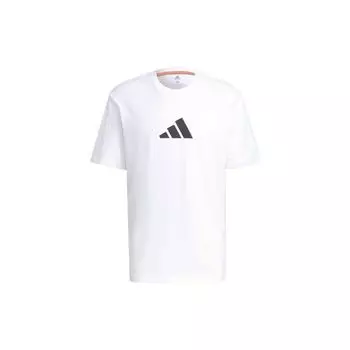 Adidas Camo Print Свободная футболка Мужские топы Белый GQ8305 S