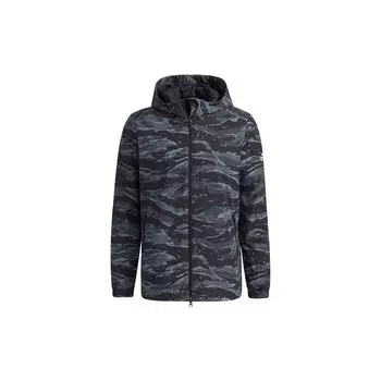 Adidas Camo Ветровка с капюшоном Мужская верхняя одежда Бледно-серый GP0972 S