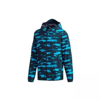 Adidas Camo Windbreaker Спортивная куртка Мужская Верхняя одежда Legendary-Ink-Blue DW4656 M