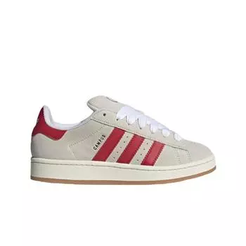 Adidas Campus 00s Crystal White Better Scarlet GY0037 Женские кроссовки