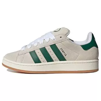 adidas Campus 00s Crystal White Dark Green Женские кроссовки Кремово-белые GY0038 44