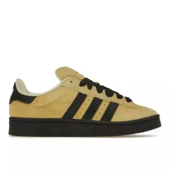 Adidas Campus 00s Почти желтые черные мужские кроссовки Core-Black HQ8705 44