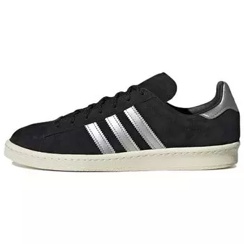 Adidas Campus Black Metallic Silver Мужские кроссовки Core-Black Cloud-White Off-White GX7330 36
