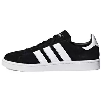 Adidas Campus Черные мужские кроссовки белые BD7471