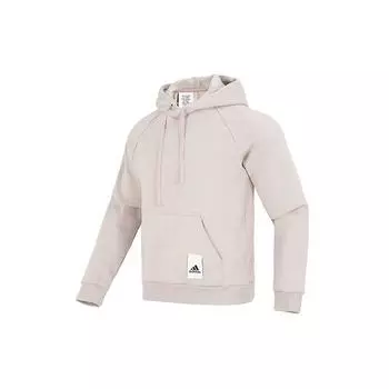 Adidas Caps Hd Solid Color Logo Спортивная повседневная толстовка с капюшоном Мужские топы Хизер-серый IA9341 XXL