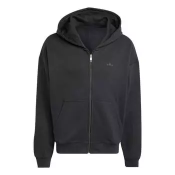 Худи на молнии adidas Premium Essentials Черный Мужской Уличная одежда JC9579 S