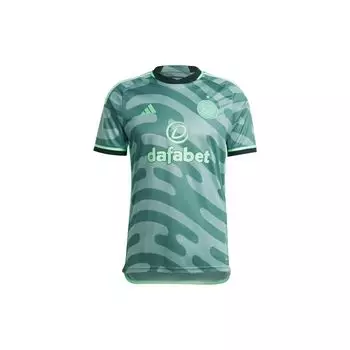 Adidas Celtic FC 23/24 Третья майка Vista Green/Beam Green Мужская уличная одежда HY3330 S