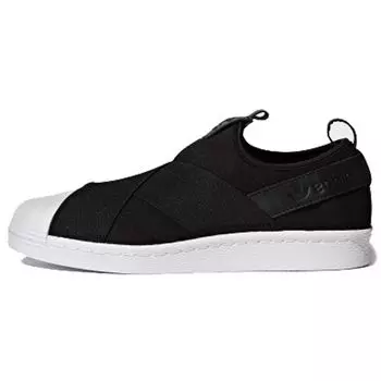 Adidas Черные кроссовки унисекс Superstar Slip-On Core BZ0112