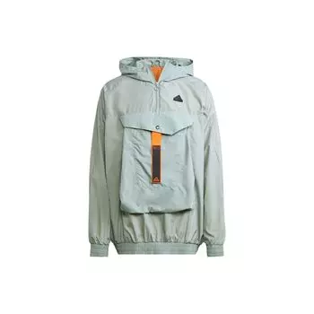 Adidas City Escape Premium спортивная куртка с капюшоном мужская верхняя одежда серебристо-серый зеленый IC3725 M