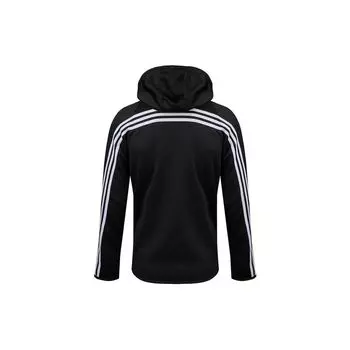 Adidas Classic трехполосная толстовка с капюшоном на молнии, мужская верхняя одежда, черный DZ7404 XL