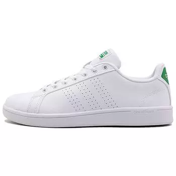 Adidas Cloudfoam Advantage Clean Footwear Белые мужские кроссовки Зеленые AW3914
