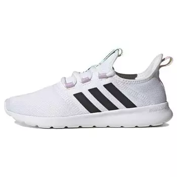 Adidas Cloudfoam Pure 2.0 белые черные пульсирующие мятные женские кроссовки Cloud-White Core-Black H03762 36