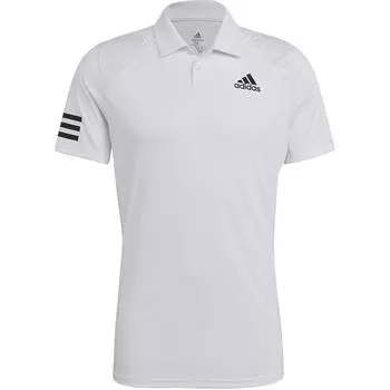 Adidas Club 3S Удобная дышащая влагоотводящая рубашка поло с коротким рукавом Мужские рубашки поло Белого цвета GL5416 M