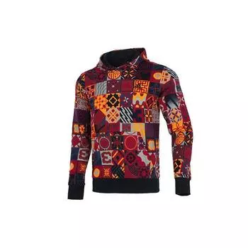 Adidas Cny Aop Hood Tiger Year Limited Спортивный пуловер с полным принтом, мужские топы с капюшоном, ярко-розовый флуоресцентный HI3286 M