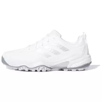 Adidas CodeChaos 25 Spikeless Golf White Silver Metallic Мужские кроссовки Cloud-White Grey-Two ID8732 42