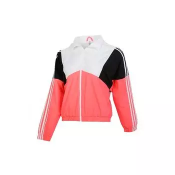 Adidas Повседневная спортивная куртка с капюшоном Color Block, женские куртки розового цвета GJ5359 L