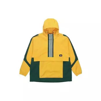 Adidas Color-Block Ветровка с капюшоном Мужские куртки Желтый GM4453 L