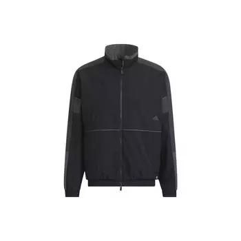 Adidas Colorblock Длинный рукав Спортивная куртка Мужская Верхняя одежда Черный HD0077 M