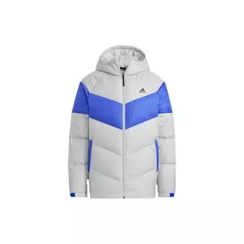 Adidas Colorblock Hooded Down Jacket Мужская куртка Серая H20791 S