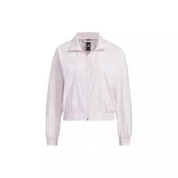 Adidas Colorblock УФ-защита Спортивная куртка Женская Верхняя одежда Розовый Белый IP7102 XXL