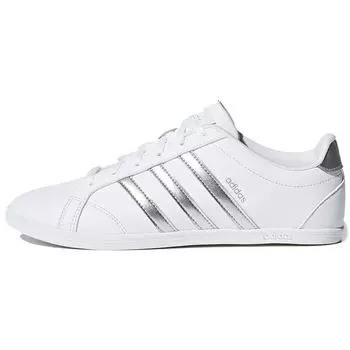 Adidas Coneo QT Metellic Silver Женские кроссовки White Footwear-White Metallic-Silver DB0135