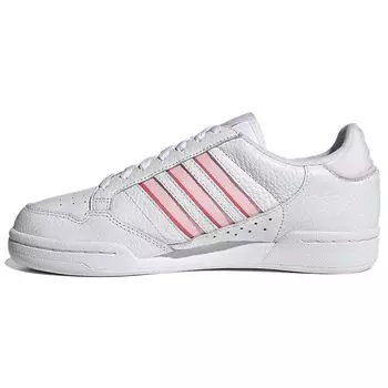 Adidas Continental 80 Stripes White Clear Pink Женские кроссовки Cloud-White Hazy-Rose S42625