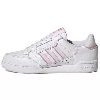 adidas Continental 80 Stripes White Clear Pink Женские кроссовки облачно-белые почти розовые GX4433 36