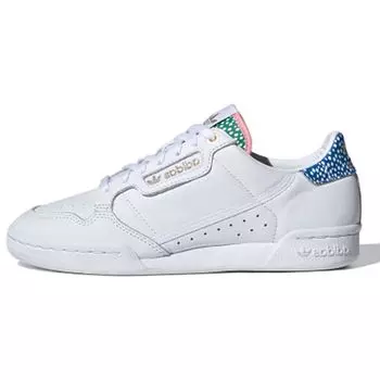 Adidas Continental 80 White Gold Metallic Женские кроссовки Footwear-White Glow-Pink FW2534