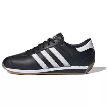 Adidas Country 2 черно-белые унисекс кроссовки Core-Black Cloud-White Carbon ID6600 41