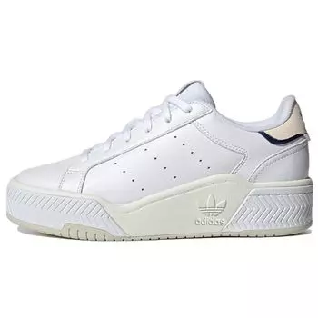 Adidas Court Tourino Bold White Bliss Orange Женские кроссовки Cloud-White Off-White GY4427 37