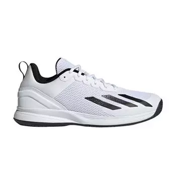 Adidas Courtflash Speed White Black Мужские кроссовки Cloud-White Core-Black IF0429