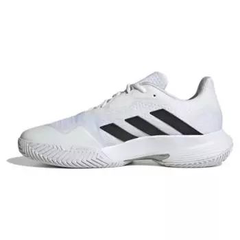 Adidas CourtJam Control White Black Мужские кроссовки Cloud-White Core-Black Matte-Silver ID1538 44